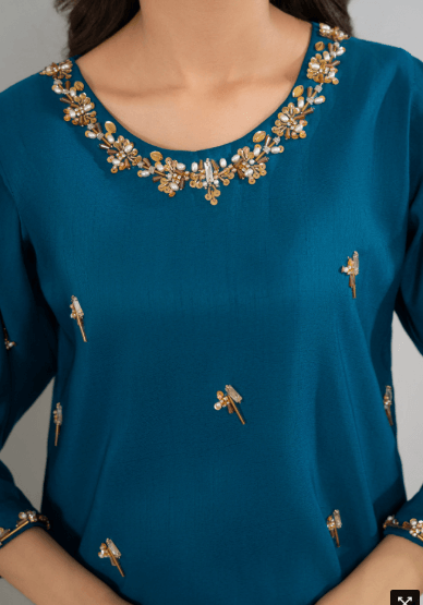 IZEL 2 Raw Silk Zinc Blue