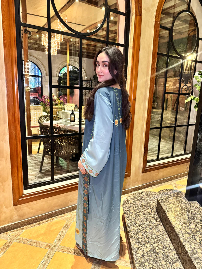 BLUE OMBRE KAFTAN
