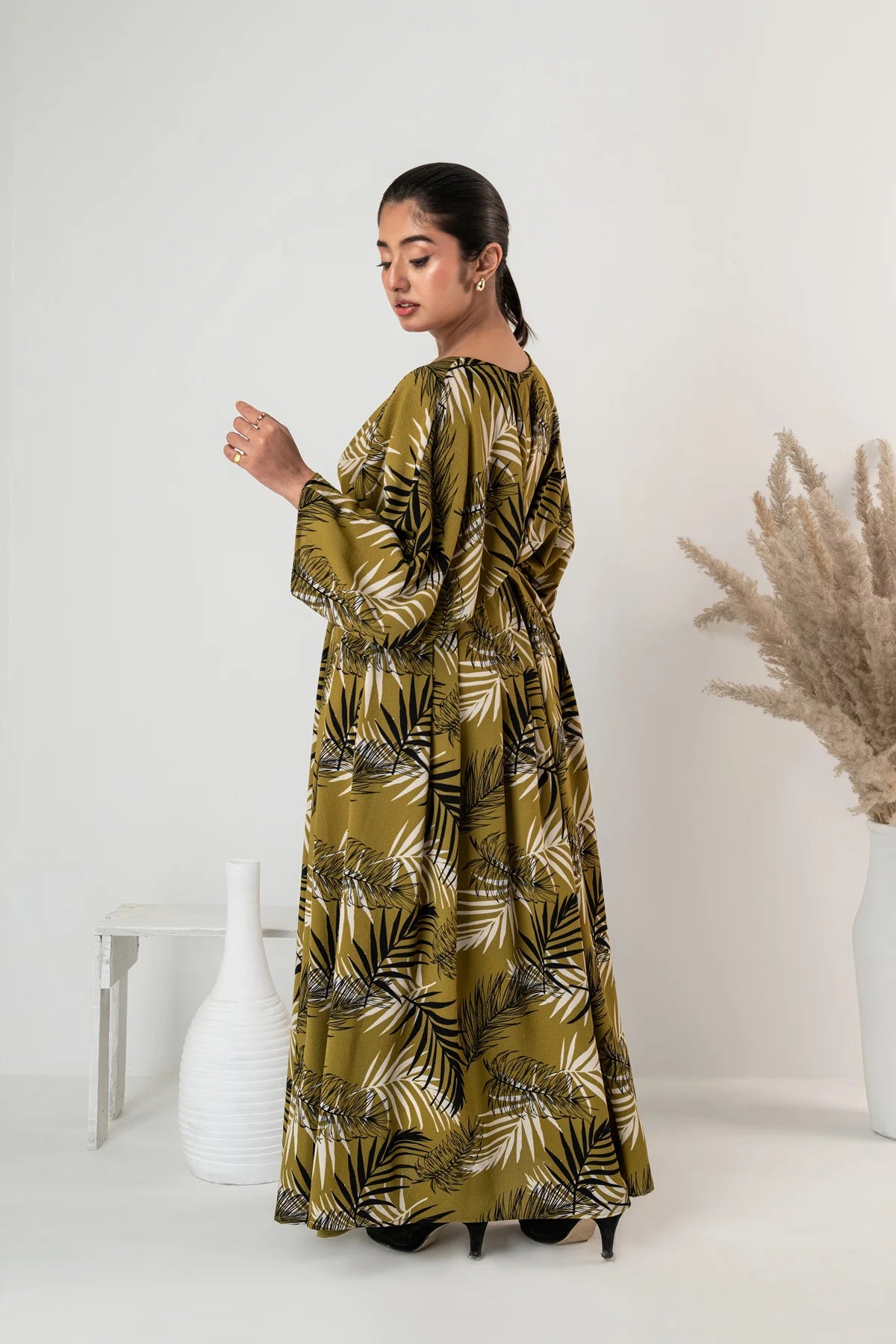 LEAFY LUXE Long Frock