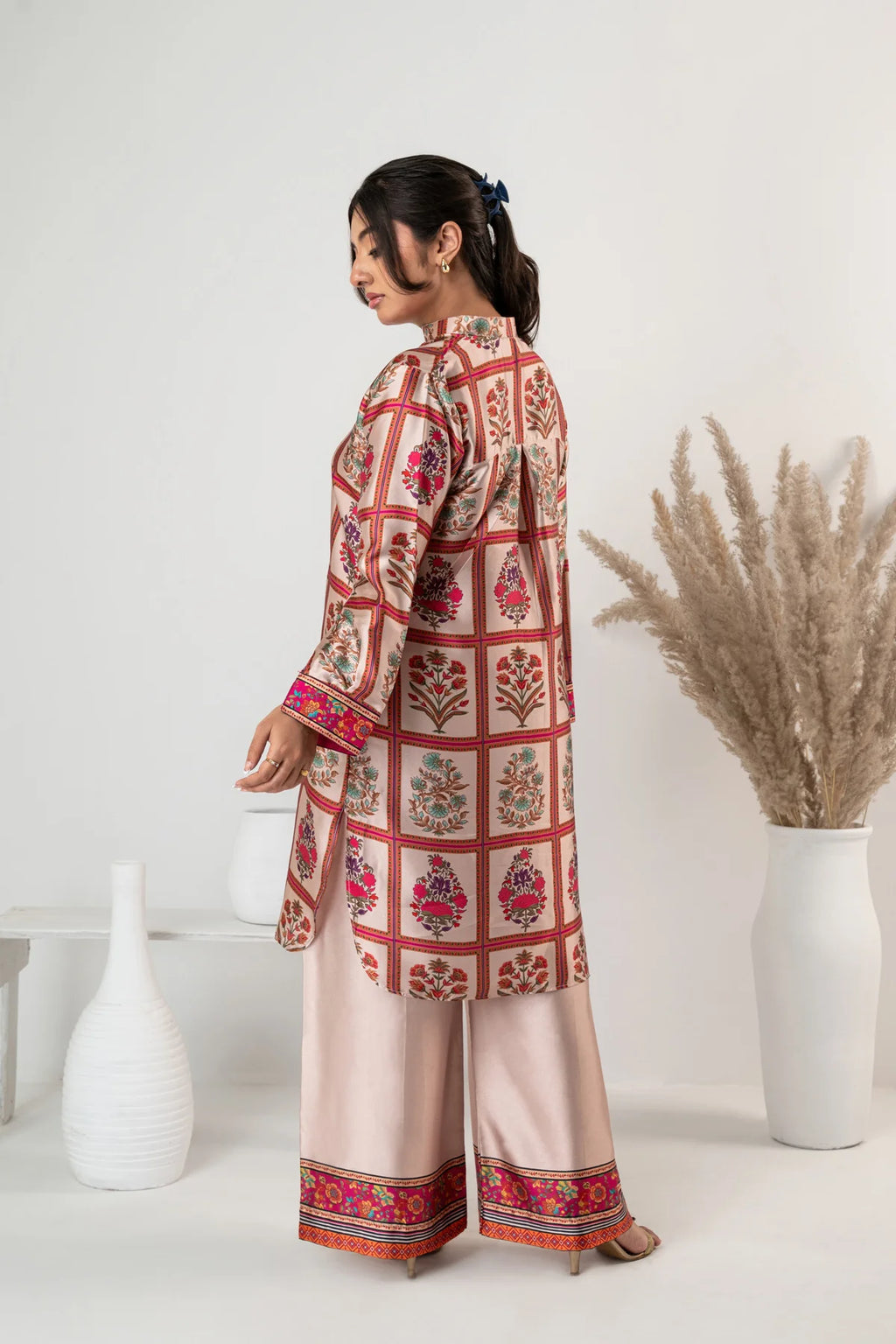 TEA PINK FLORAL 2 Piece Co ord set