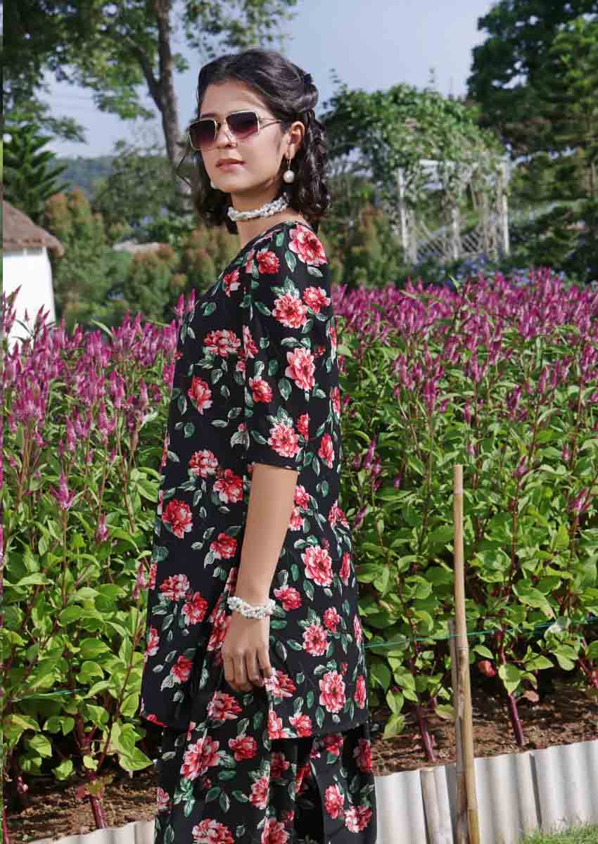 Ruby Bloom Farshi Shalwar
