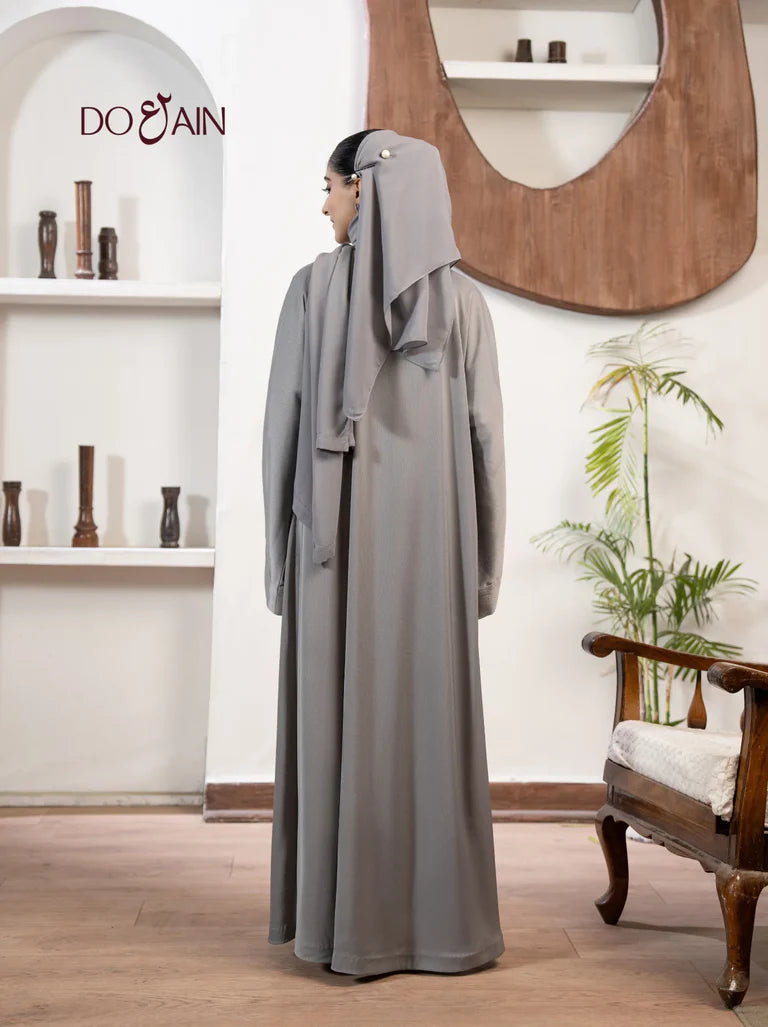Slate Grey Silk