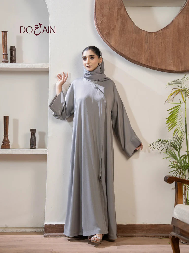 Slate Grey Silk