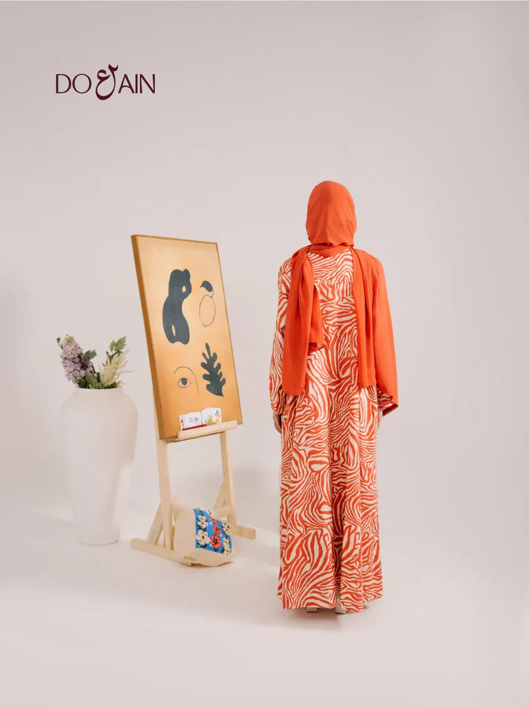 Coral Abaya