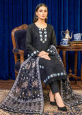 ELEGANT BLACK EMBROIDERED KURTA SET