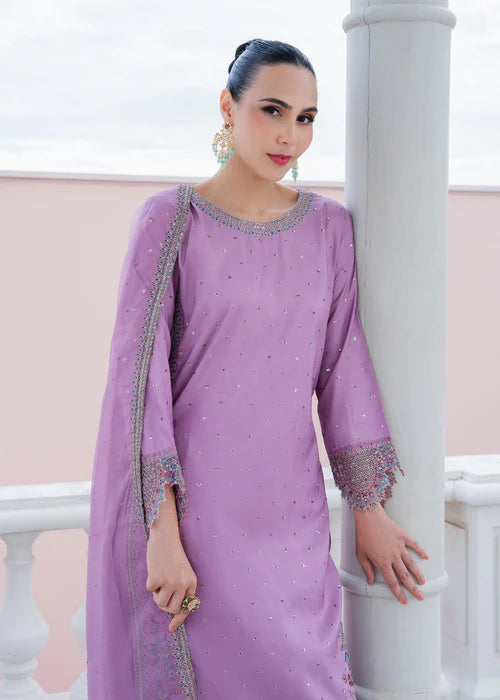 lilac embroided