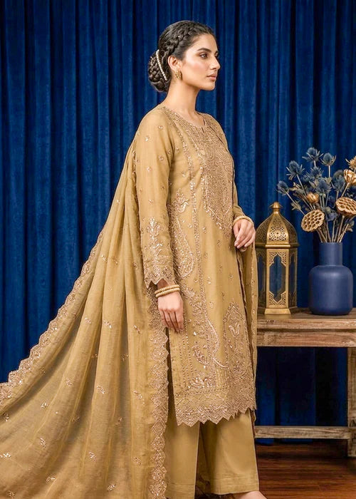 Elegant Gold Embroidered