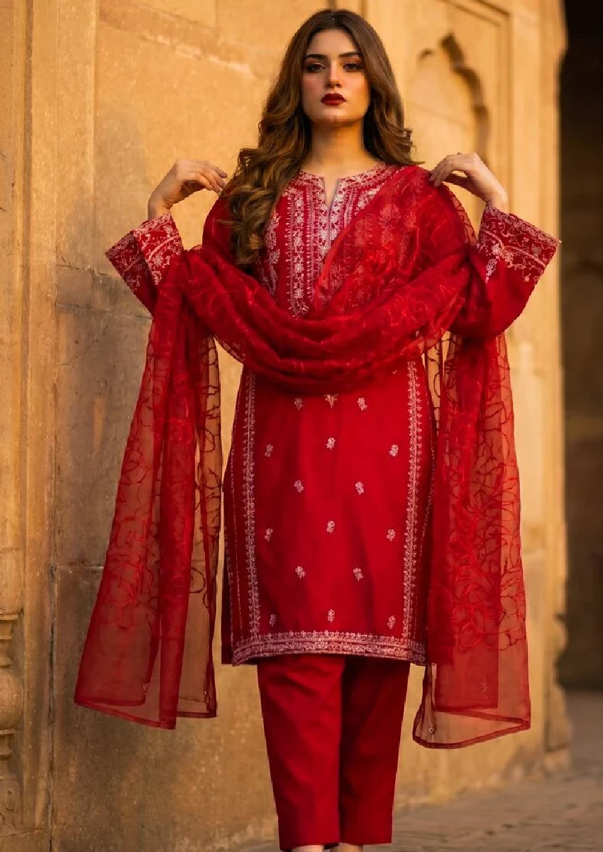 Ornate red