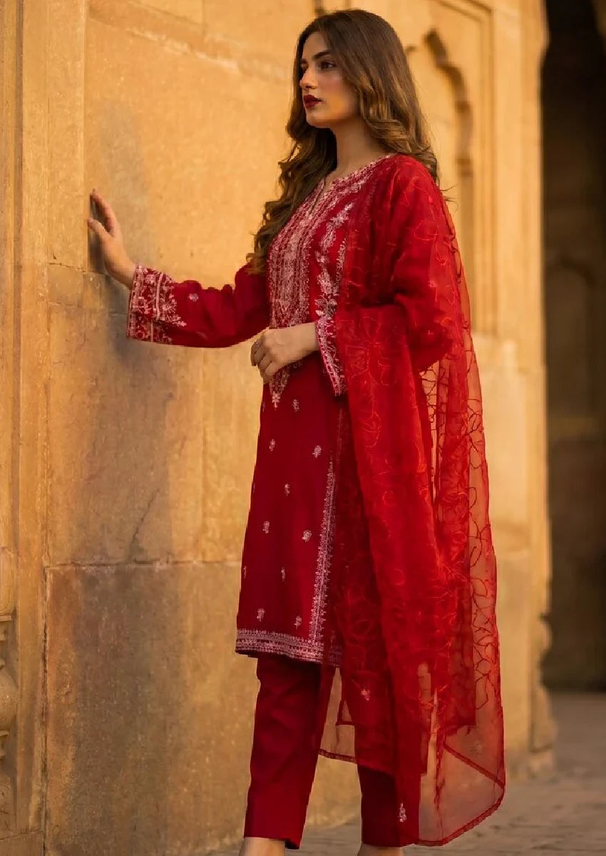 Ornate red