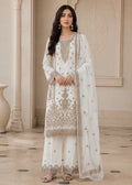 WHITE FESTIVE EMBROIDERED