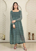 Pristine Printed Chiffon Frock