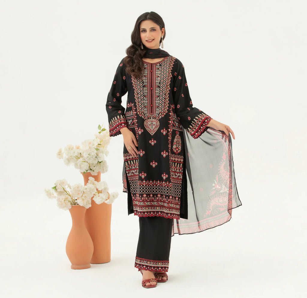 Premium Embroidered Cotton Suit Collection