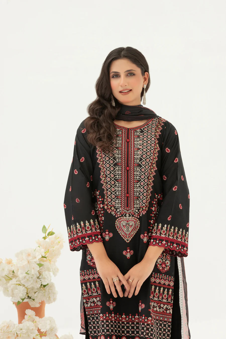 Premium Embroidered Cotton Suit Collection