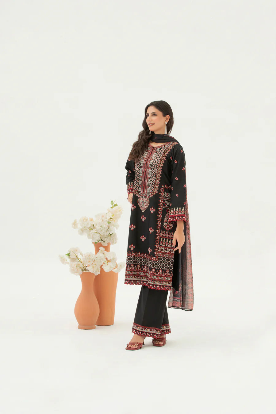 Premium Embroidered Cotton Suit Collection