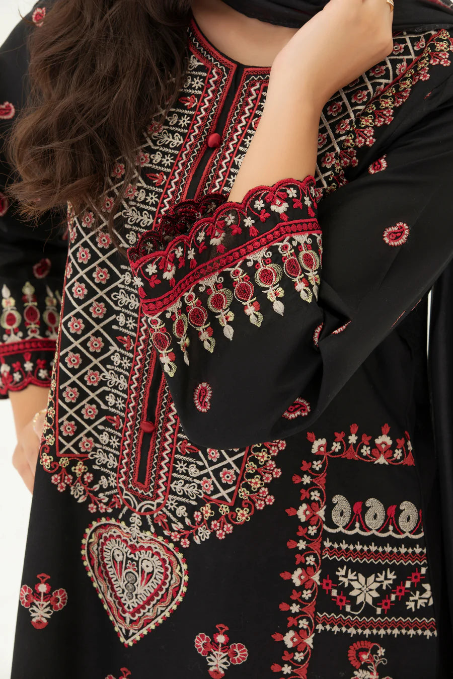 Premium Embroidered Cotton Suit Collection