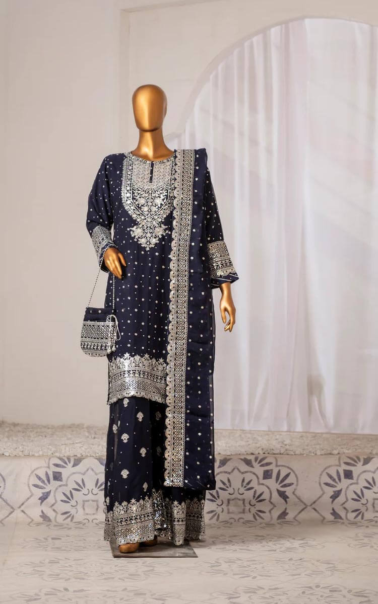 Mah Jabeen Navy Blue