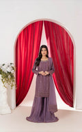 Serene Dusky Mauve Crush Palazo