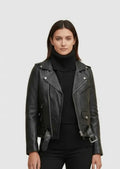 Black FullLength Biker