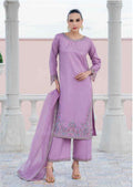 lilac embroided