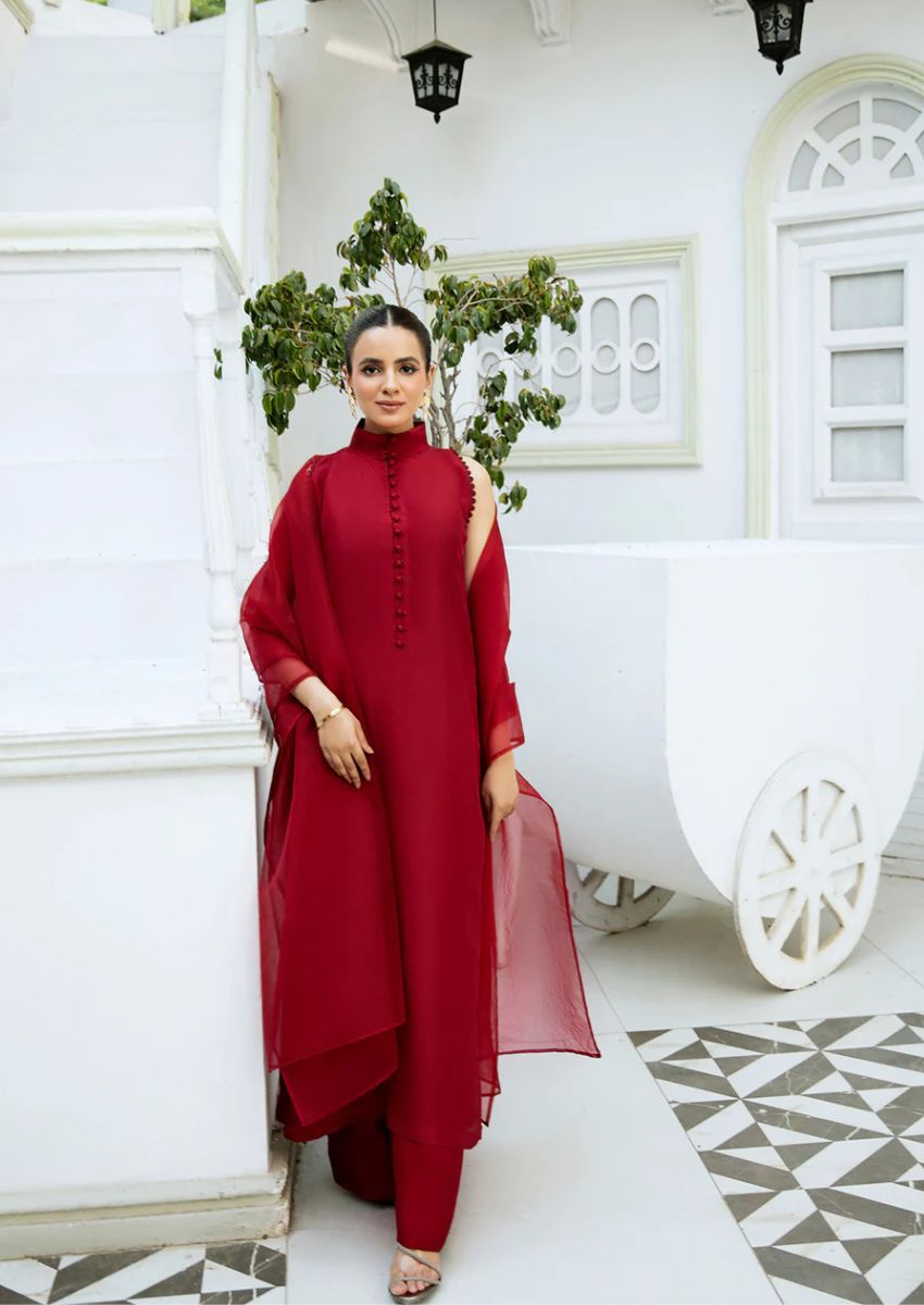 Crimson silk