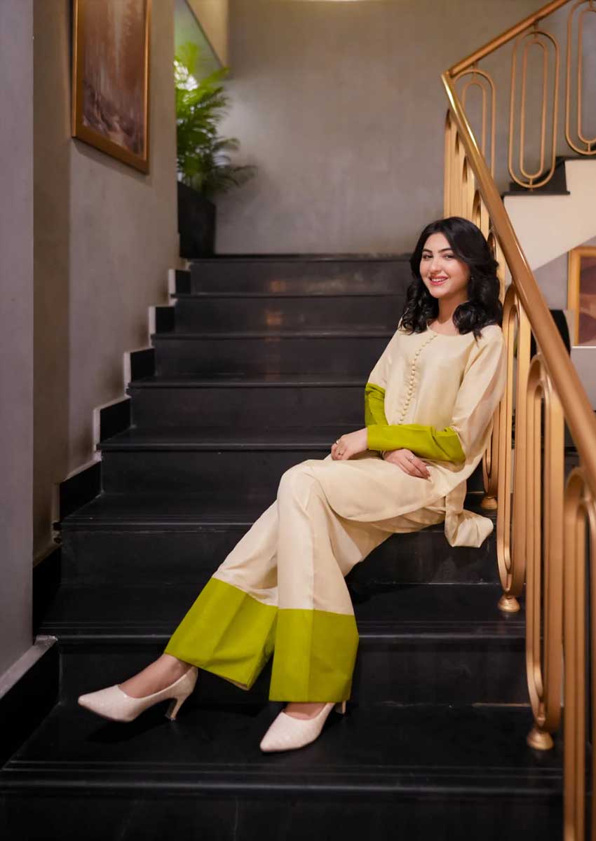 Pastel Farshi Shalwar Set