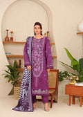 PRUNE EMBROIDERED