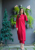 Red two piece