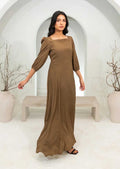 Khaki Long Dress