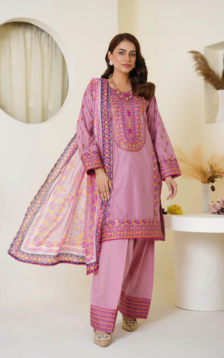 Mauve Pink Suit