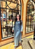 BLUE OMBRE KAFTAN