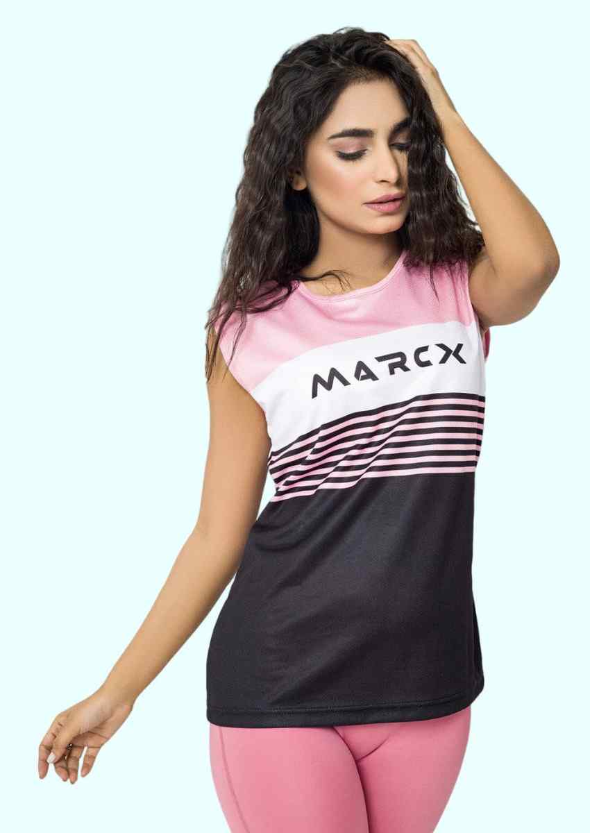 Pink n Black Tank Top
