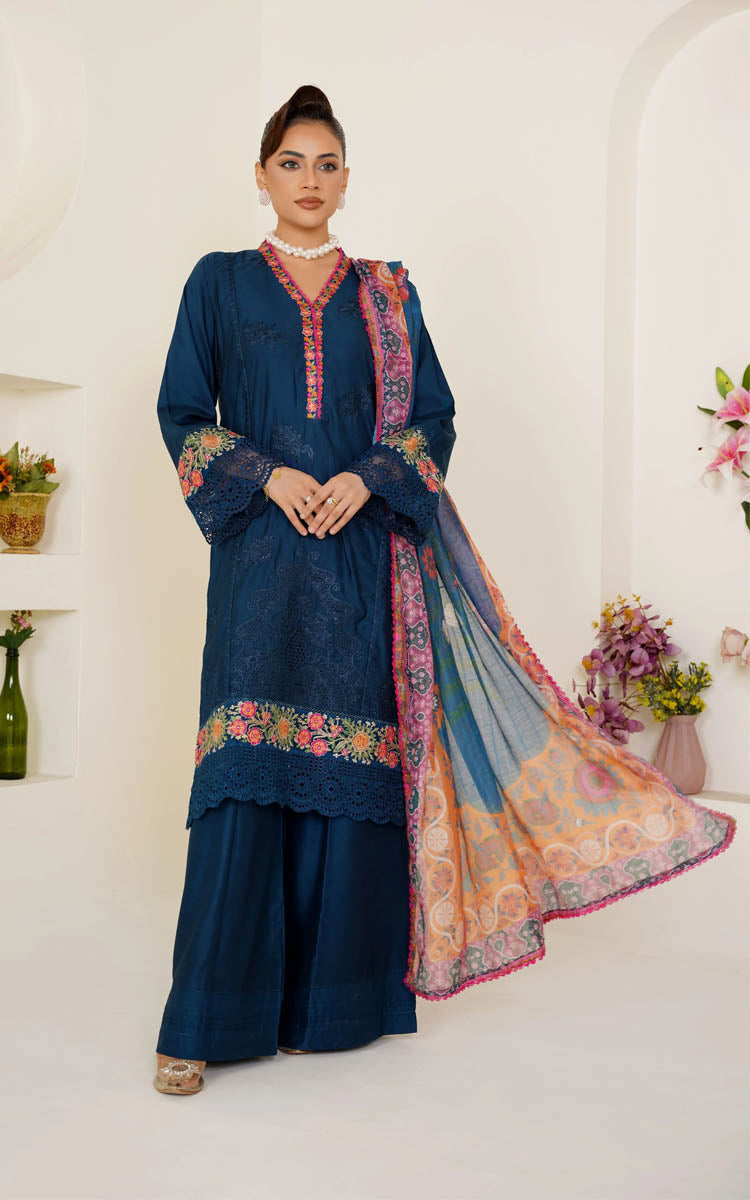 Zinc Embroidered