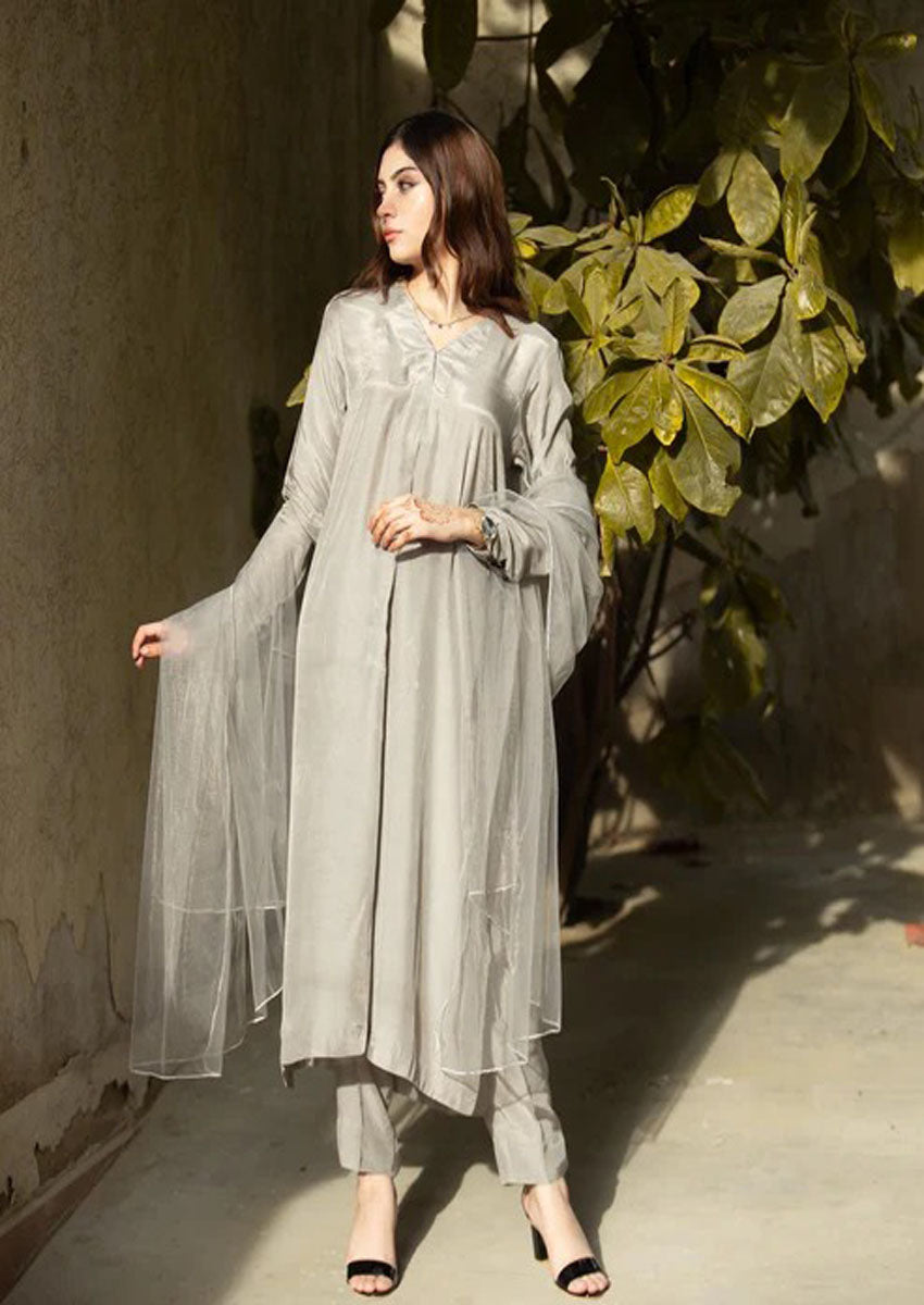 Grey three piece