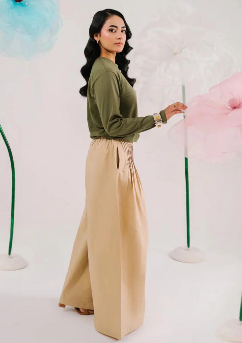 Beige Pants