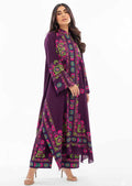 purple bold tunic