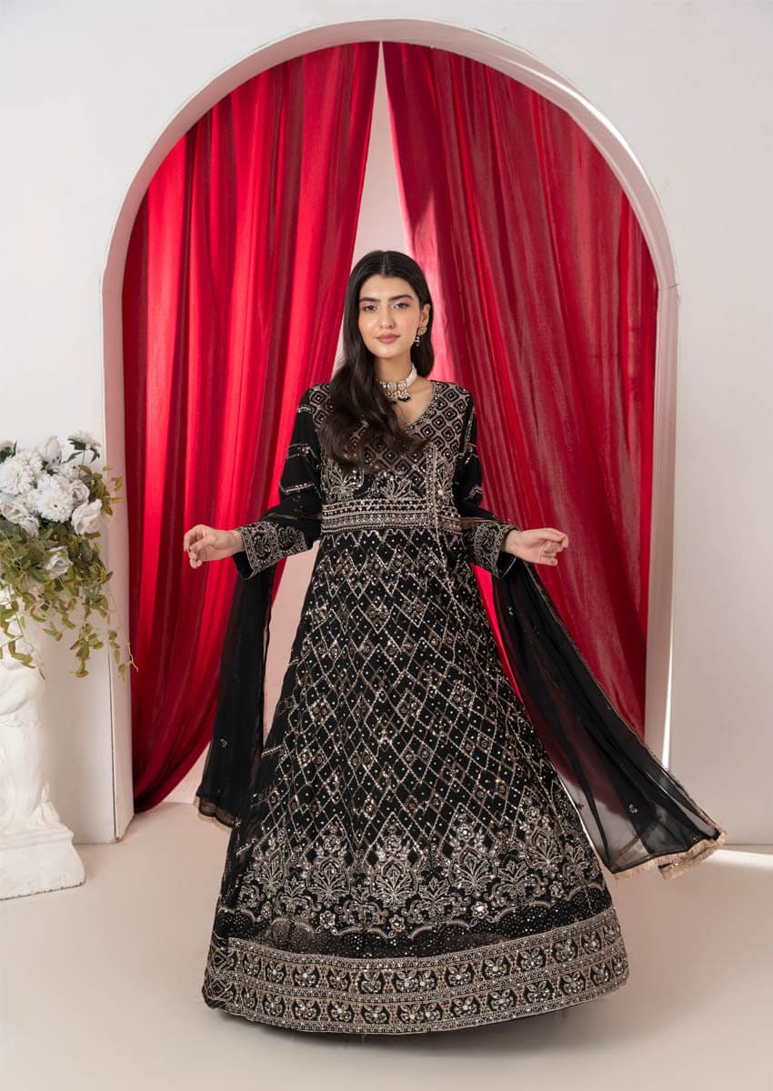Ameera Velour Black