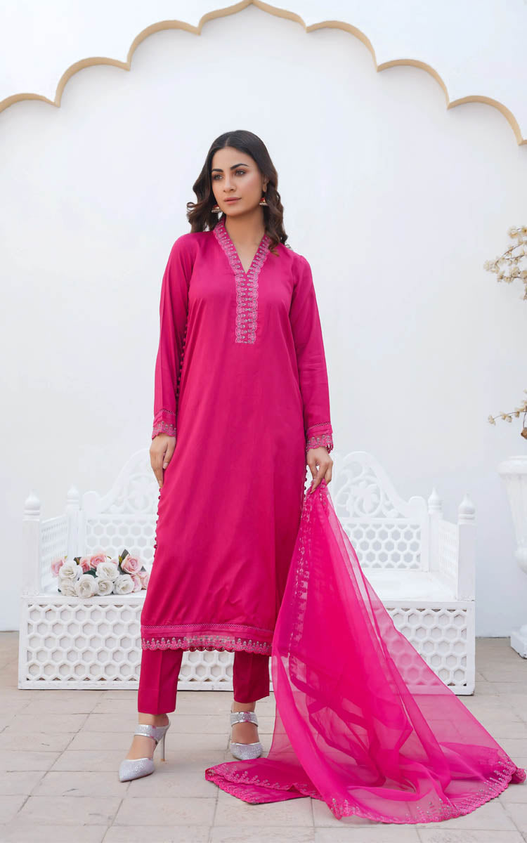 Punch Pink Dress