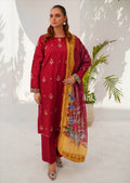 BEBANO Claret Red Embroidered