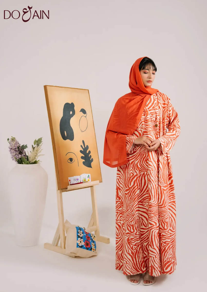 Coral Abaya