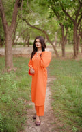 orange Co Ord Set
