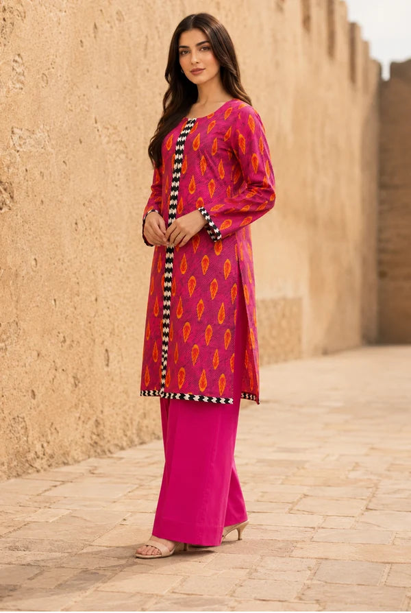 Aroma A-54 : Unstitched Printed Lawn 2pc