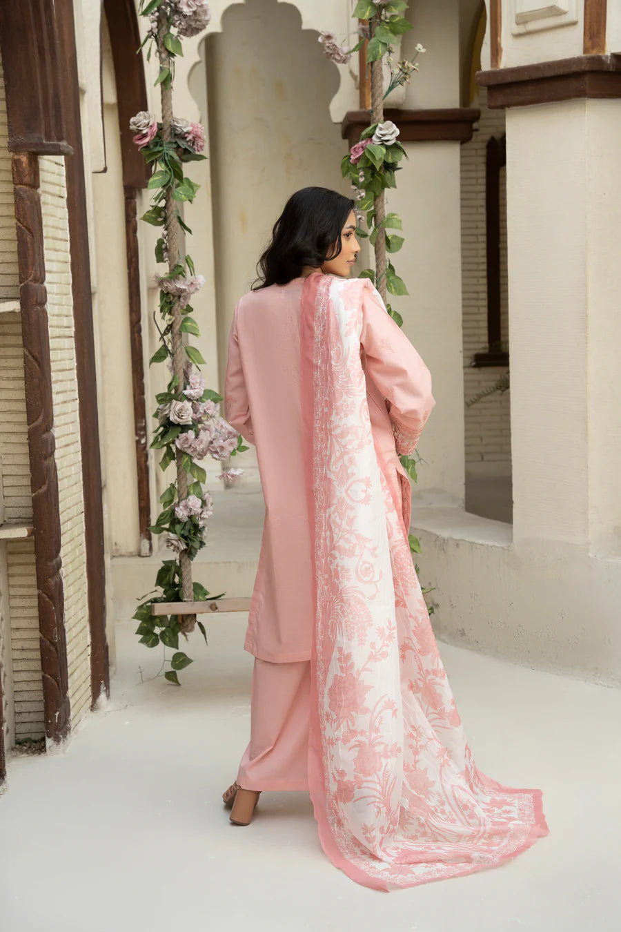 3 Piece Embroidered Lawn Suit SKU-08