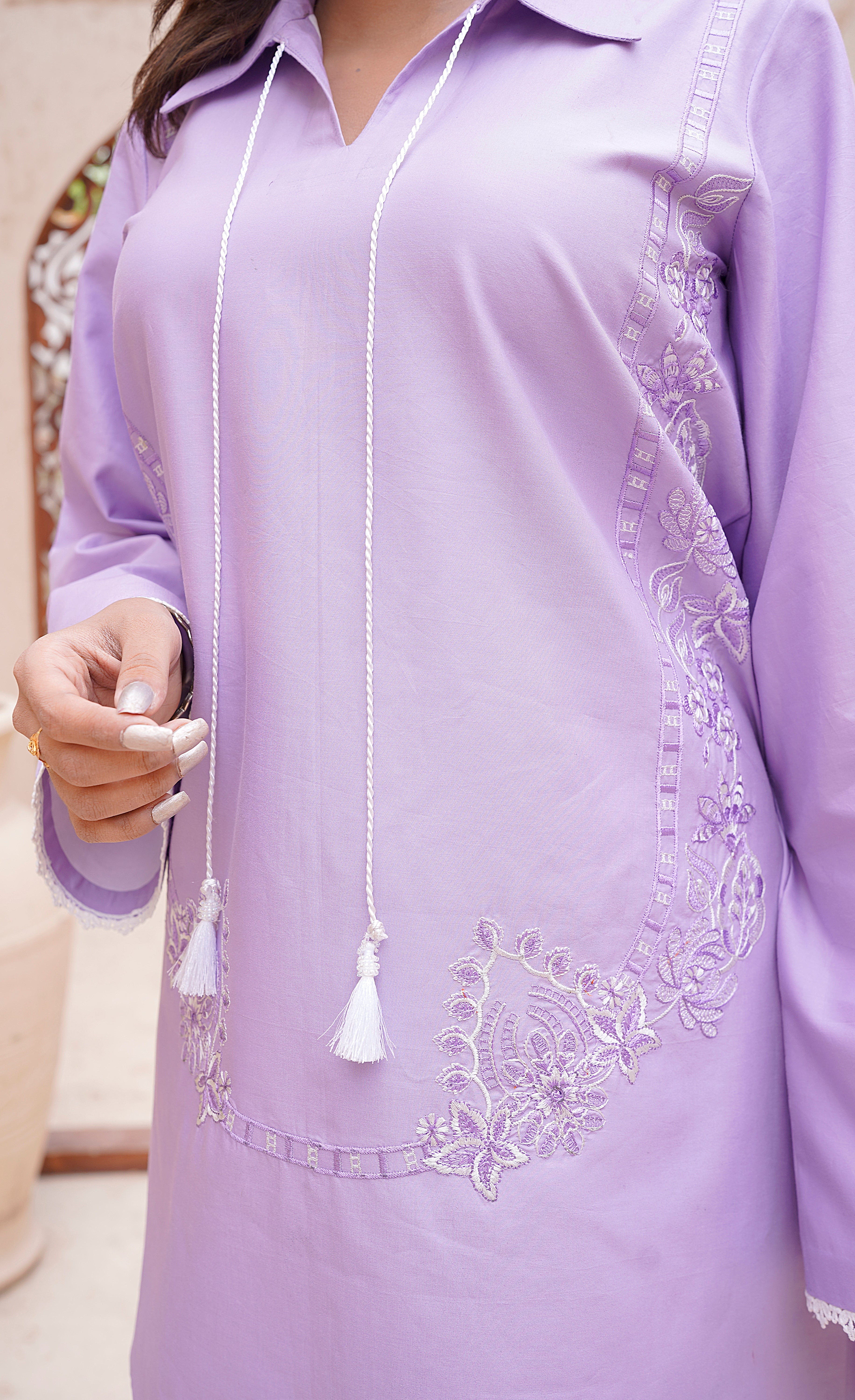 Abeer – Embroidered 2-Piece Kurta Set