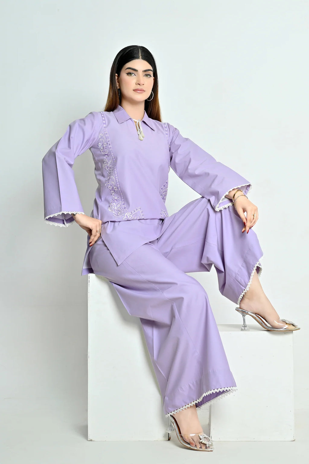 Abeer – Embroidered 2-Piece Kurta Set