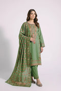 Dastoor D-01 : Stitched Embroidered Dobby 3pc