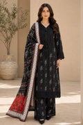 Eleganza E-15 : Stitched Embroidered & Digital Printed Lawn 3pc