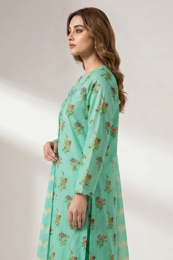 Noura N-37: Unstitched Printed Lawn 3PC