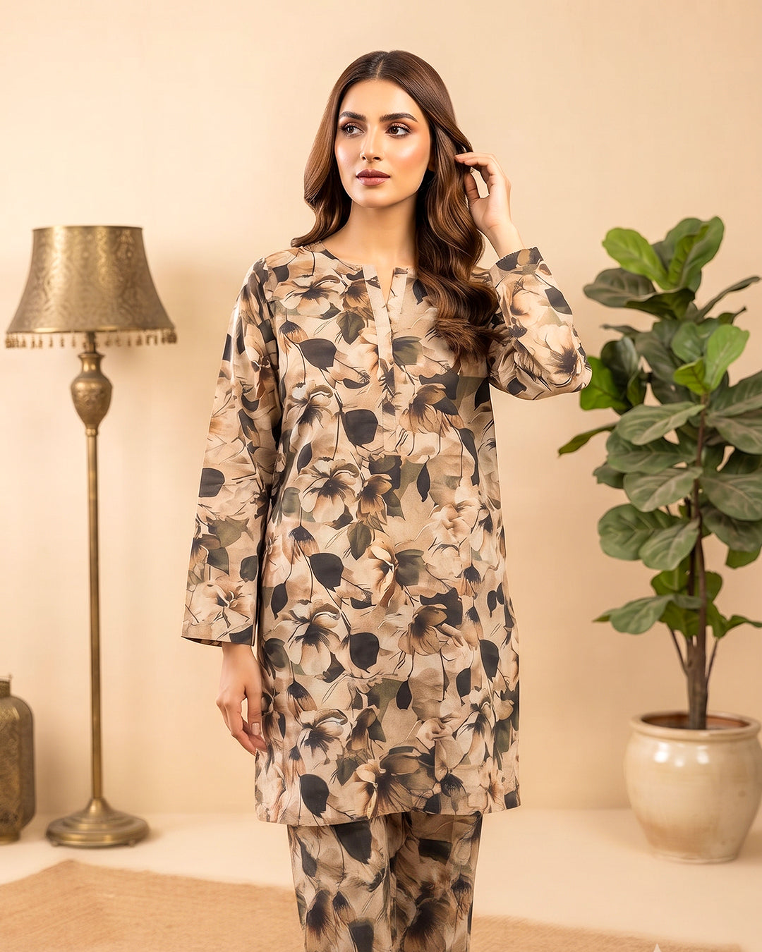 Beige Floral