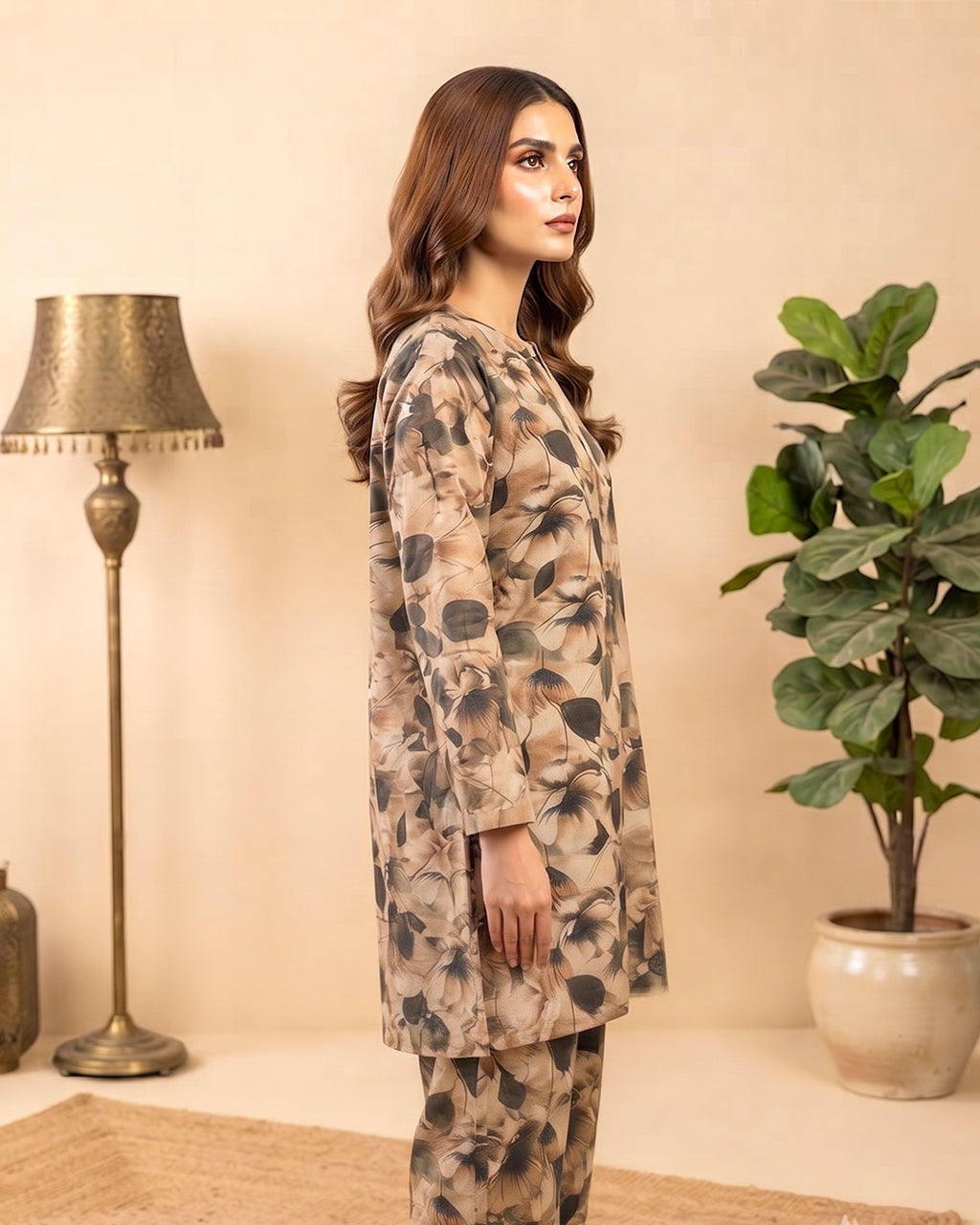 Beige Floral