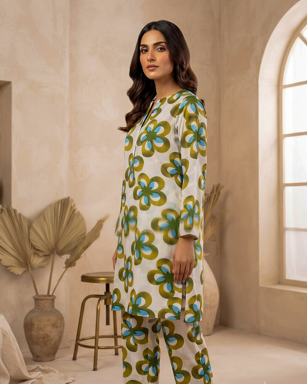 Cream Floral